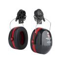 3M PELTOR OptimeIII BK-RED en casco H540P3E-413-SV
