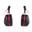 3M PELTOR OptimeIII BK-RED en casco H540P3E-413-SV