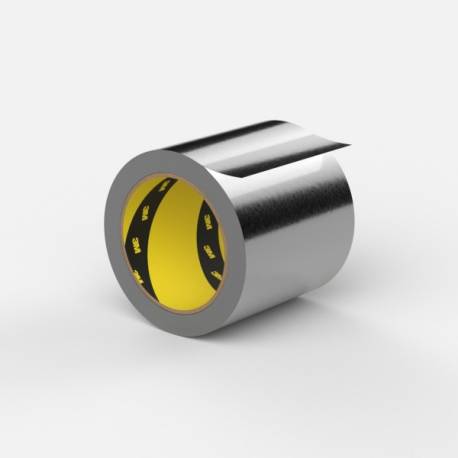 3M Cinta Aluminio 1436 Plata 50mmx50m