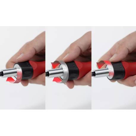 Destornillador carracata SoftFinish con bits 1/4