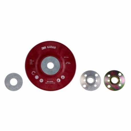 3M™ Plato HP estriado, 115 mm, Rojo,...