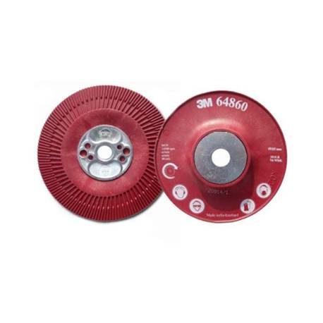 3M™ Plato HP estriado, 115 mm, Rojo,...