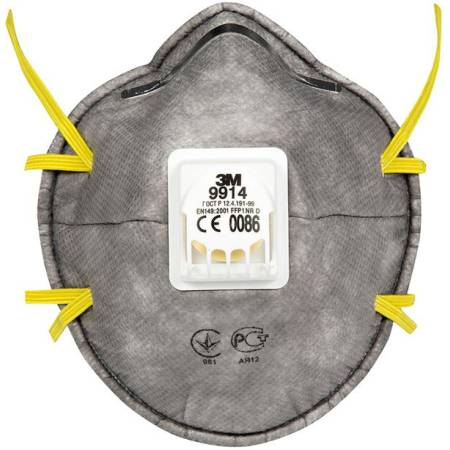 3M Mascarilla particulas espec FFP1 valvula 9914 2