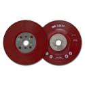3M Plato para el Disco de Fibra Plano M14 Rojo Blando, 178 mm, 64859