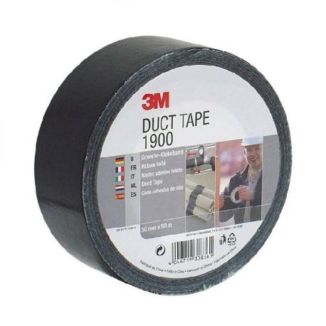 3M Cinta Americana 1900 Negro 50 x50 m