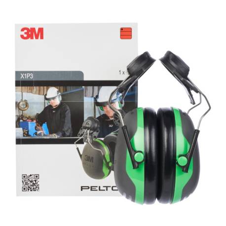 3M™ PELTOR™ Orejeras, verde, montadas...