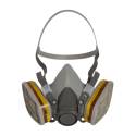 3M Media máscara reutilizable mediana 6200