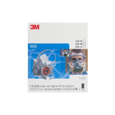 3M Media máscara reutilizable mediana...