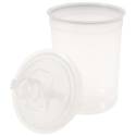 3M™ PPS™ Kit de tapas y vasos, mini, 170 ml, 200 µ, 16114