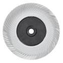 3M™ Scotch-Brite™ Cepillo Radial Bristle BB-ZB, 152 mm x 13 mm x 25 mm, P80, Amarillo, Tipo A, Con Adaptador
