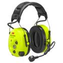 3M PELTOR WS ProTac XPI Orejeras Bluetooth con dependencia de nivel, amarillas, diadema, MT15H7AWS6