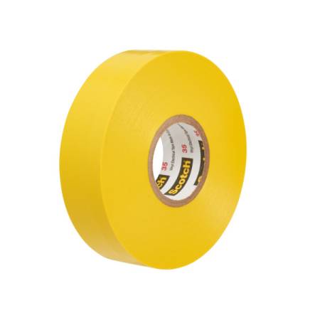 Cinta eléctrica PVC UL Scotch 35 19X20mm Amarillo 2
