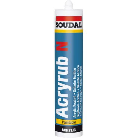 Cartucho 300 ml. ACRYRUB Blanco