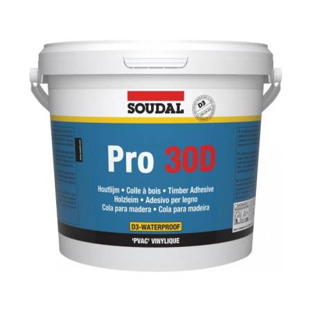 GARRAFA 5KG COLA BLANCA PRO30D EXTERIOR RAPIDA 