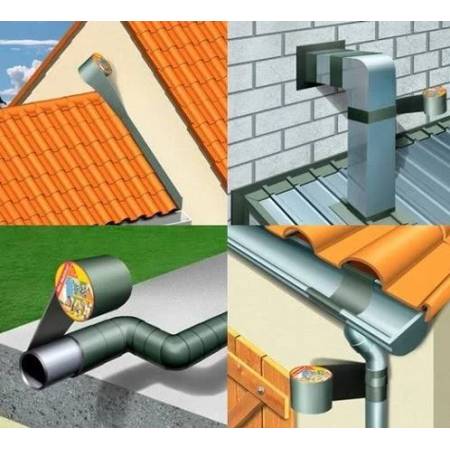 Rollo 10 m. BUTYBAND Aluminio 15 cm.  2