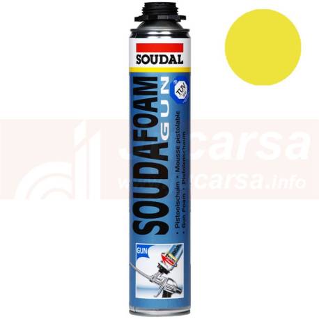 Cartucho 750 ml soudafoam gun amarilla