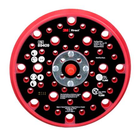 Plato Xtract 3M rojo 152 mm