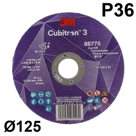 Cubitron 3 Disco corte, 88775, 36+,...