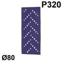 3M Cubitron II Hookit Tira abrasiva P320 80x400 multiagujeros