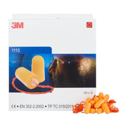 3M Tapones Serie 1100 desechables c/cordon 500 uds 2