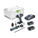 Taladro atornillador de percusión a batería QUADRIVE TPC 18/4 TBX4,0 I-Plus
