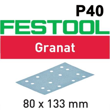 Festool Hoja de lijar STF 80x133 P40 GR50