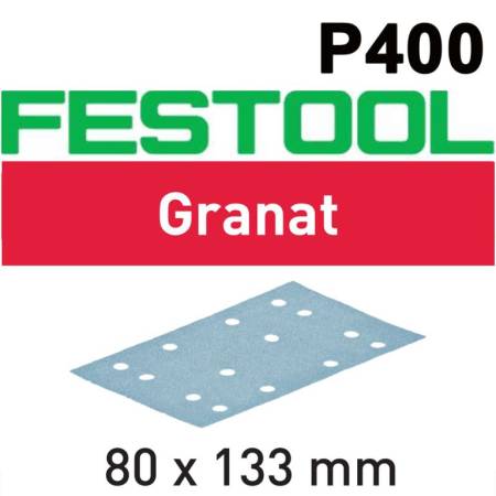 Festool Hoja de lijar STF 80x133 P400 GR/100